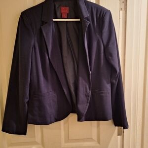 212 Collection Navy Blue Blazer Jacket Size 16
